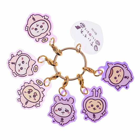 Chiikawa Angel & Demon Baby 6-Link Mini Acrylic Charm