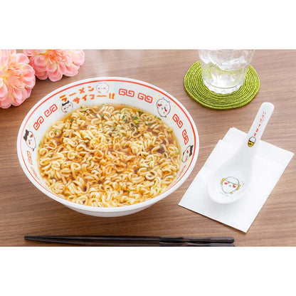 吉伊卡哇 拉麵碗和湯匙組合（拉麵最棒～！！）
