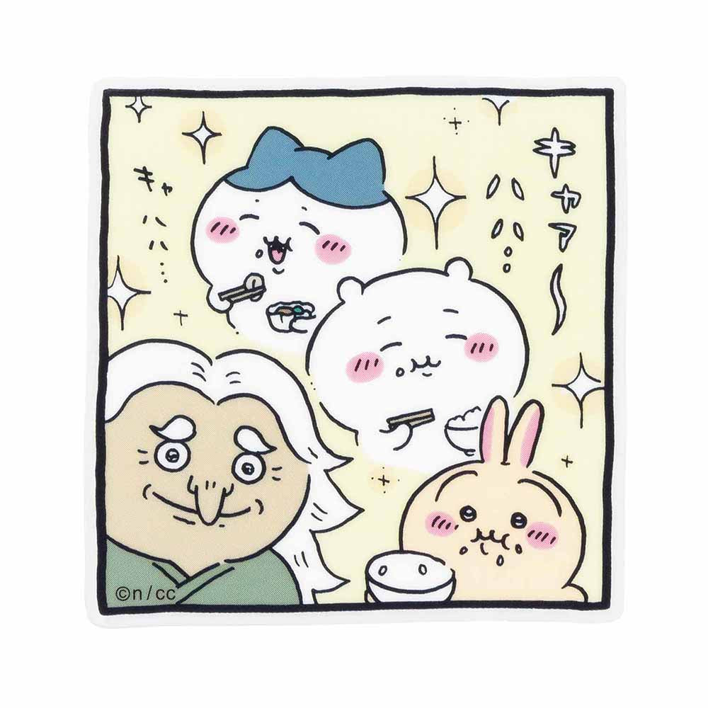 Chiikawa Smartphone-Sized Clear Sticker (Breakfast)