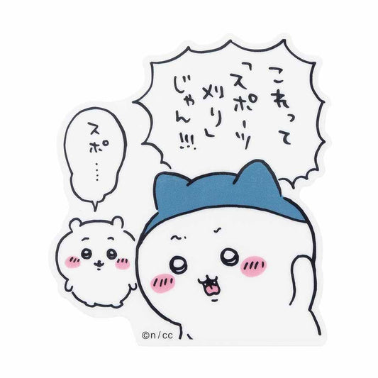 치이카와 스마트폰에 붙일 수 있는 사이즈의 클리어 스티커 (이거 스포츠컷이잖아)