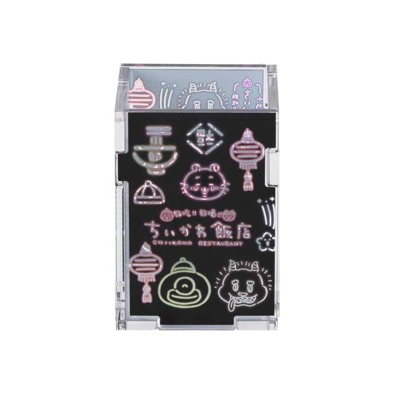 吉伊卡哇饭店 亚克力组装式笔筒（霓虹）