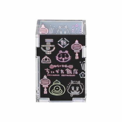 吉伊卡哇饭店 亚克力组装式笔筒（霓虹）