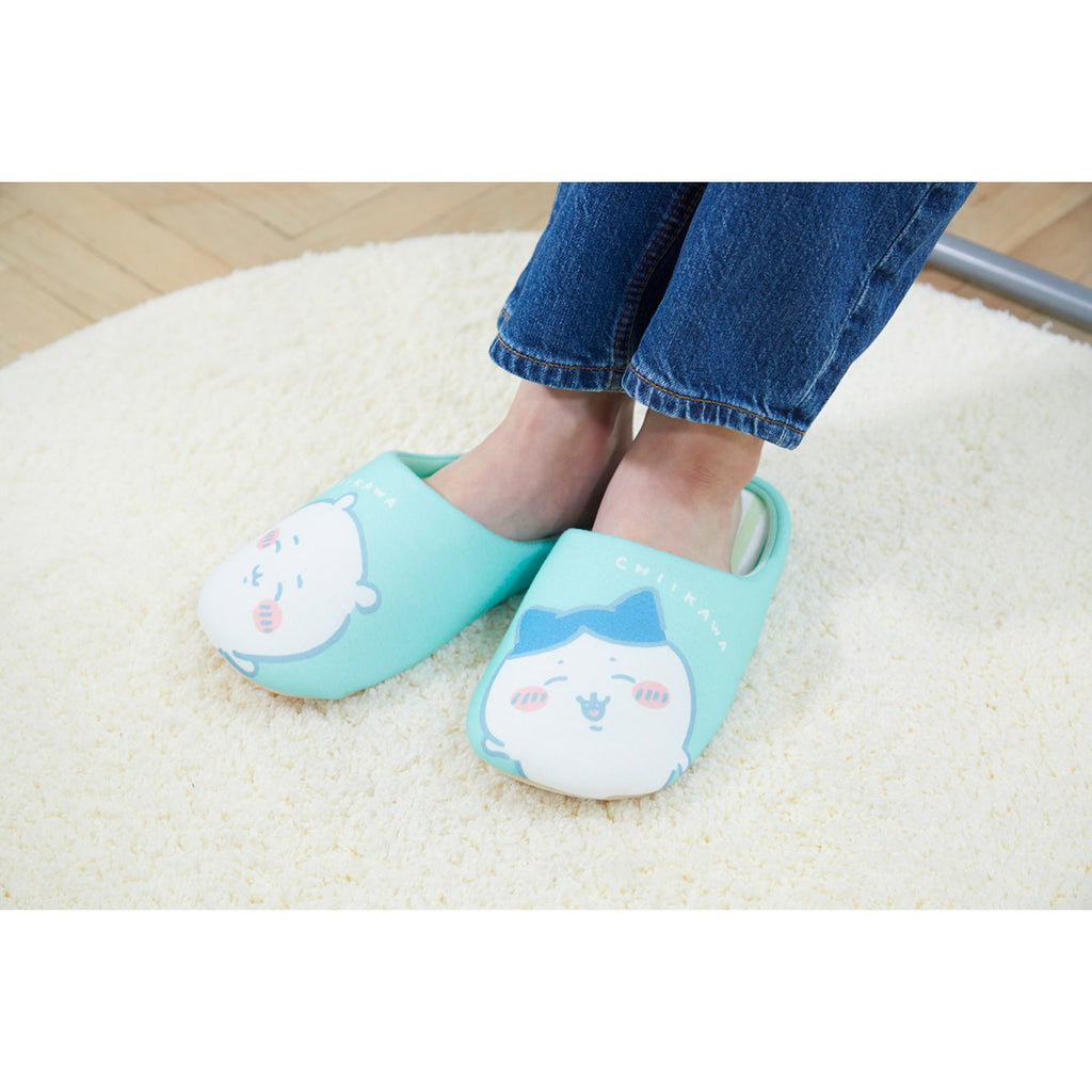 Chiikawa Striped Room Shoes GR