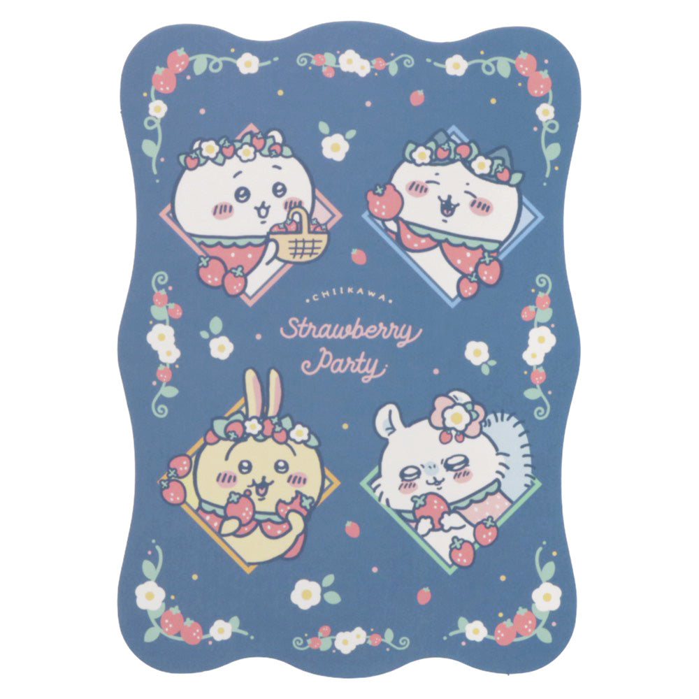 Chiikawa Die-Cut Postcard (Strawberry Cape)