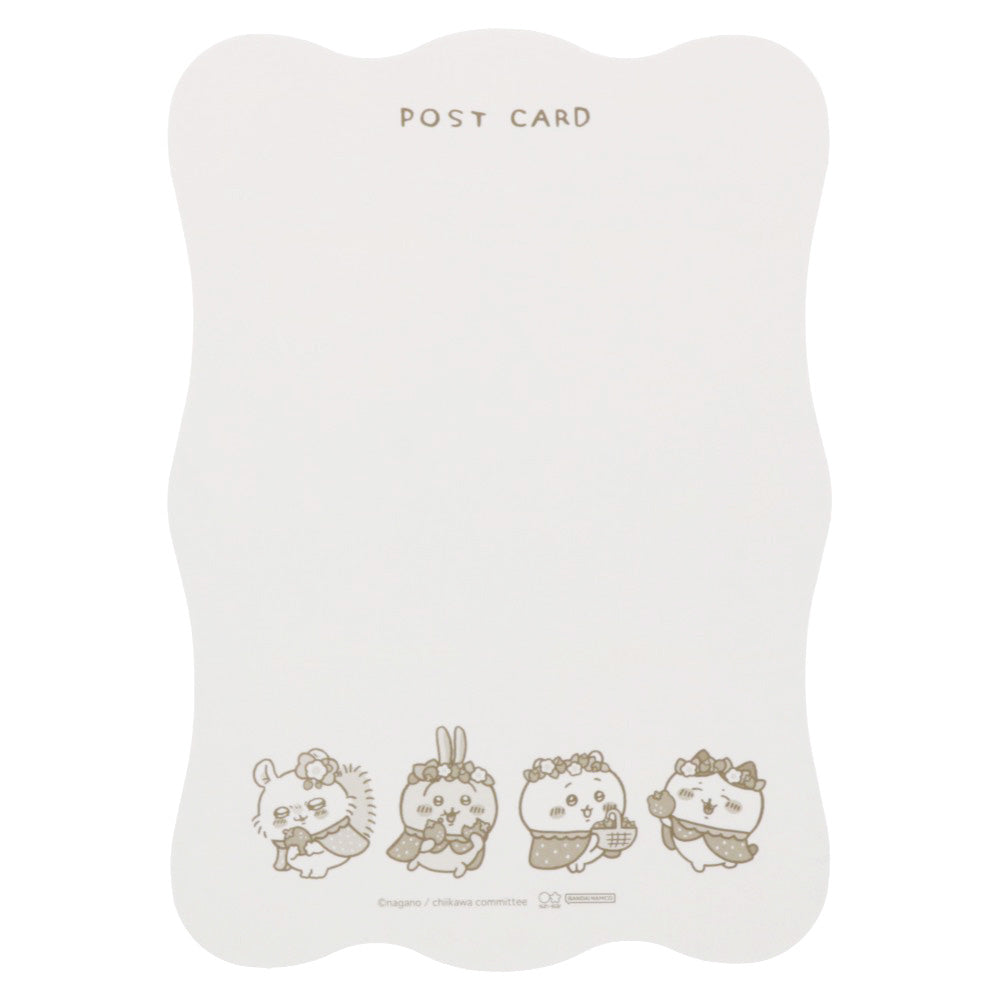 Chiikawa Die-Cut Postcard (Strawberry Cape)