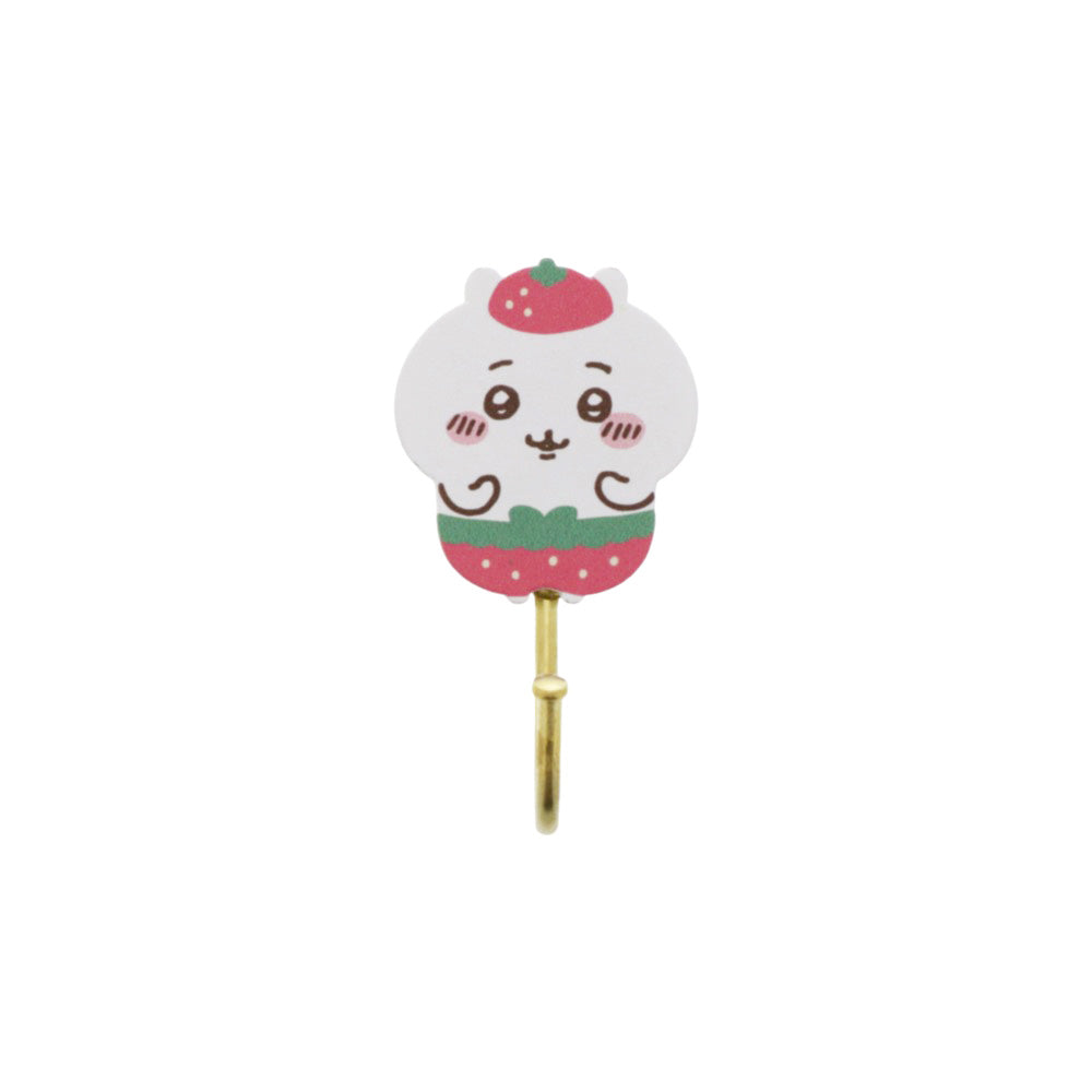 Chiikawa Wooden Magnet Hook (Strawberry Pants Chiikawa)