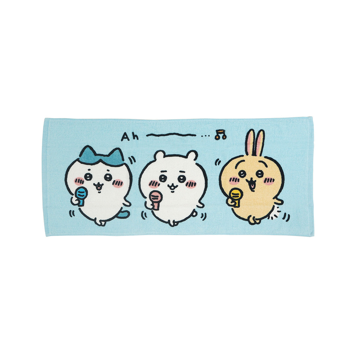ちいかわ フェイスタオル2P BL（ミュージック）