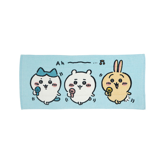 ちいかわ フェイスタオル2P BL（ミュージック）