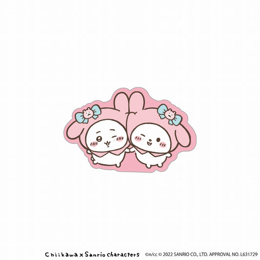 ちいかわ×サンリオキャラクターズ アクリルクリップ（マイメロちいかわ）