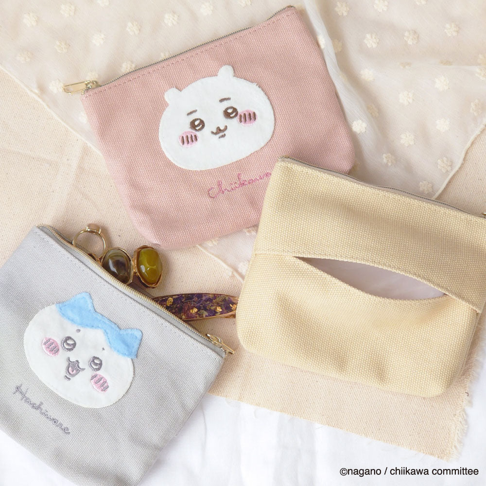 Chiikawa Fluffy Patch Tissue Pouch (Chiikawa)