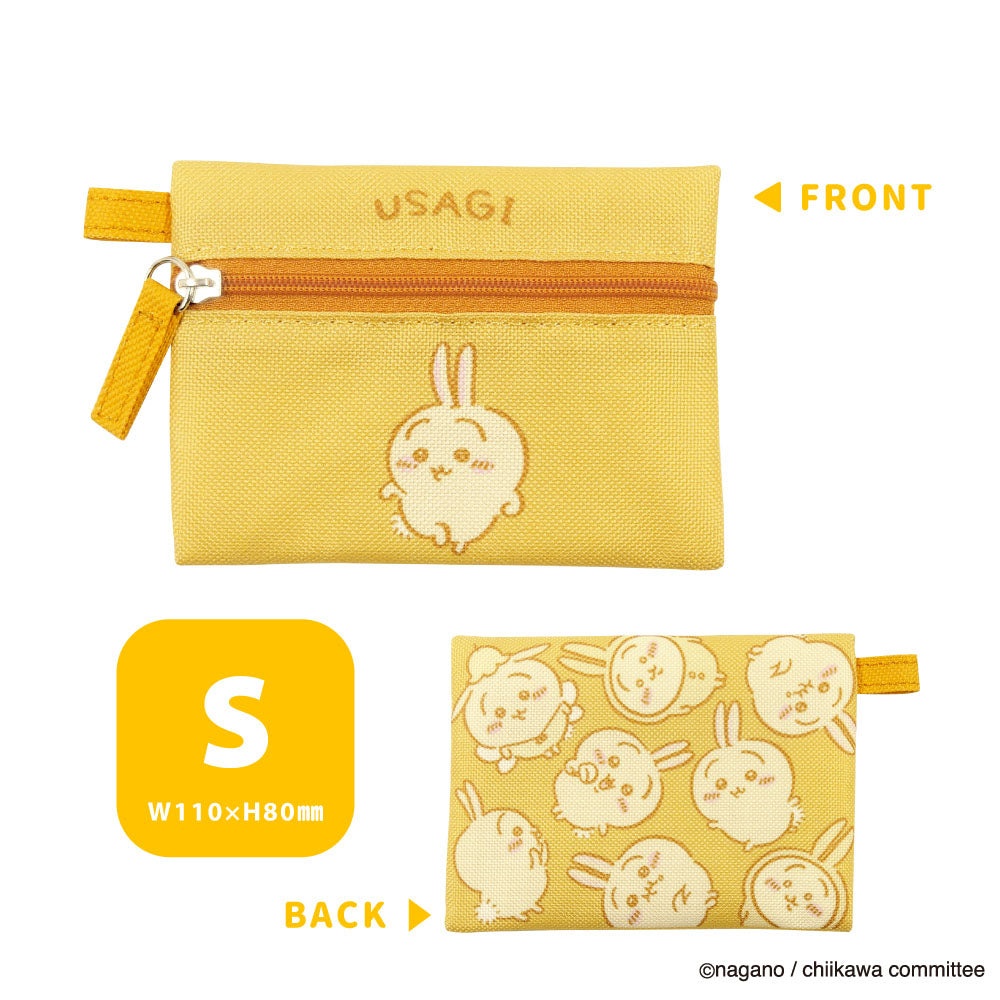 Chiikawa 3-Zipper Pouch (Full of Usagi)
