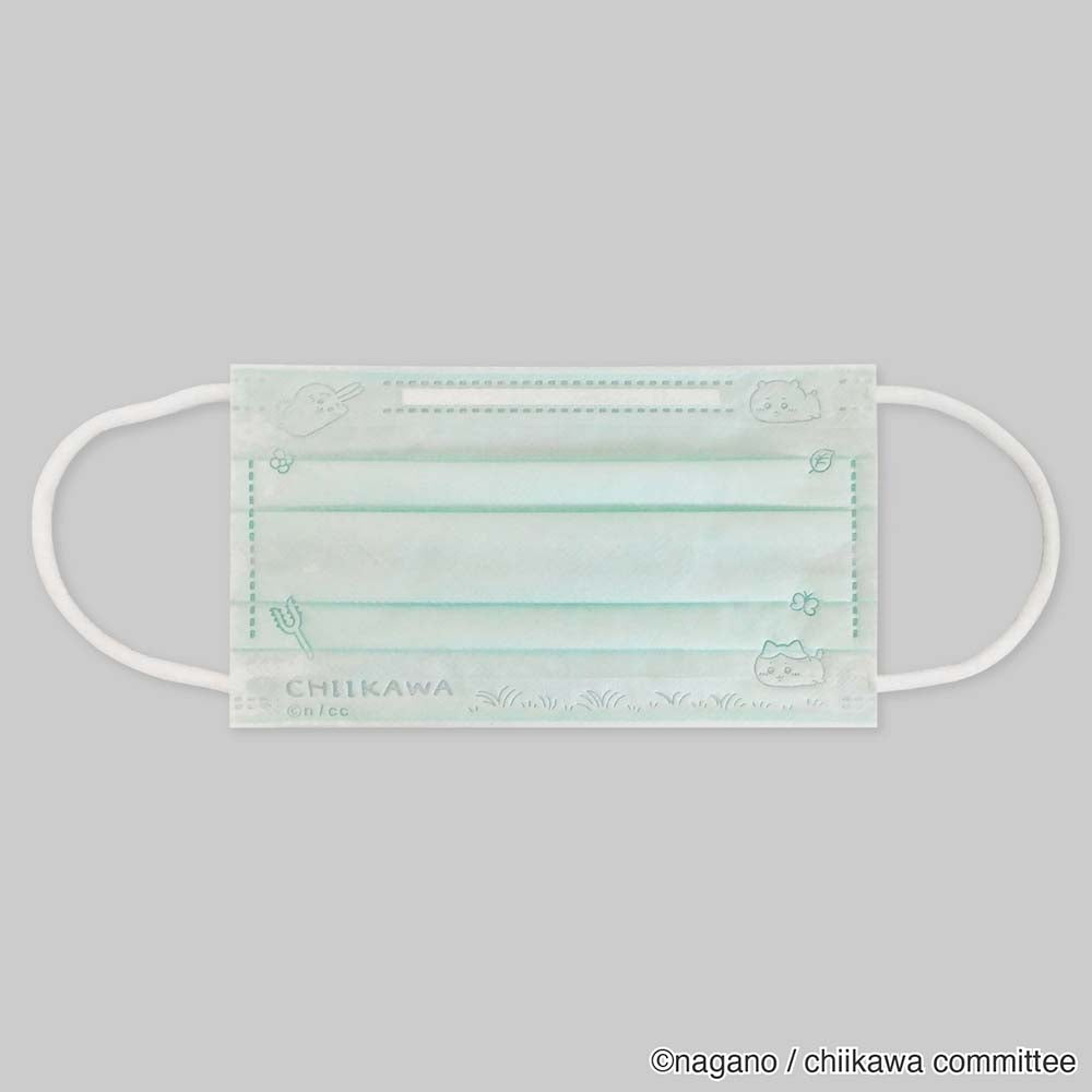 Chiikawa Embossed Mask Picnic 30 Sheets (Standard Size)