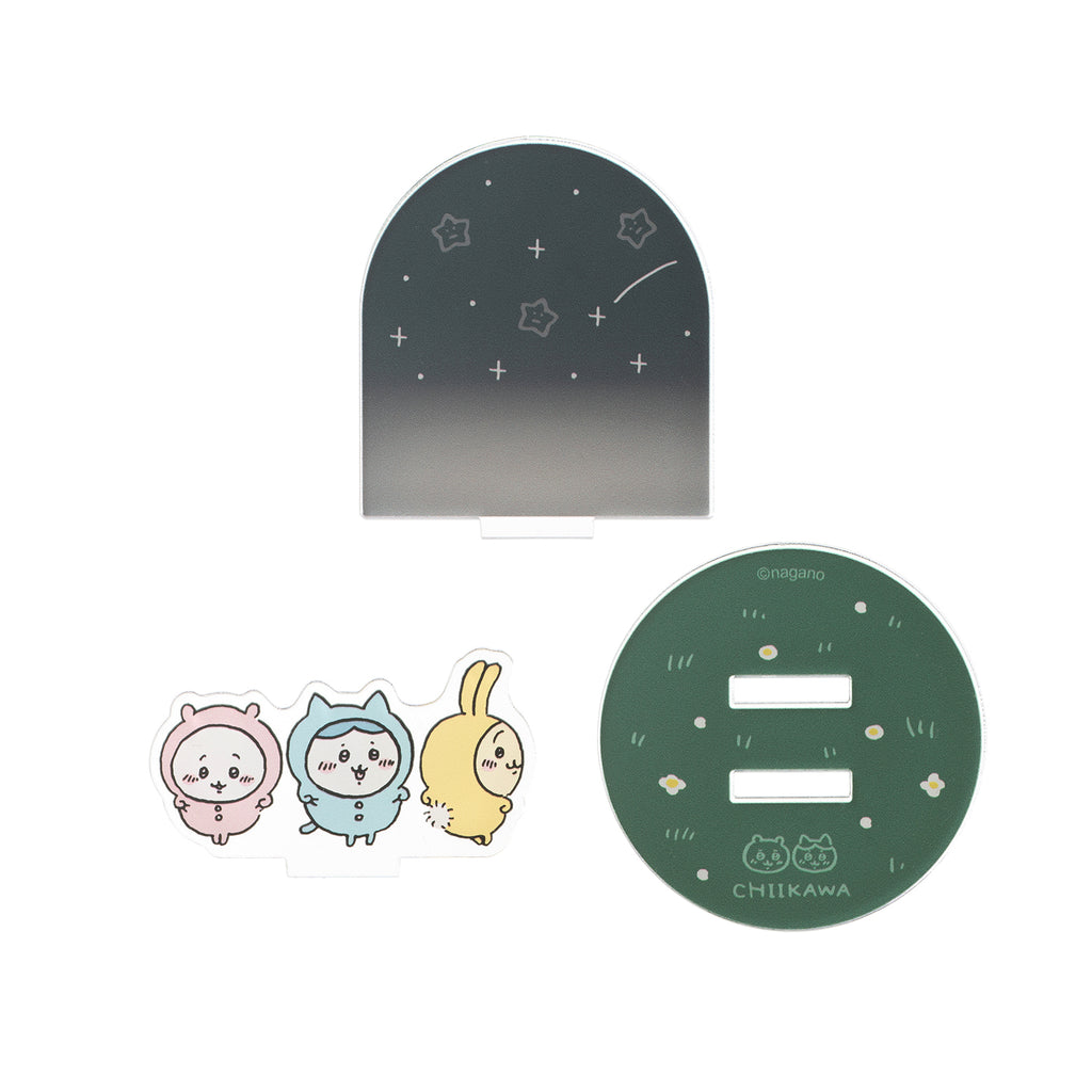 ちいかわ なかよしおでかけプチアクリルスタンド（よるのおさんぽ）