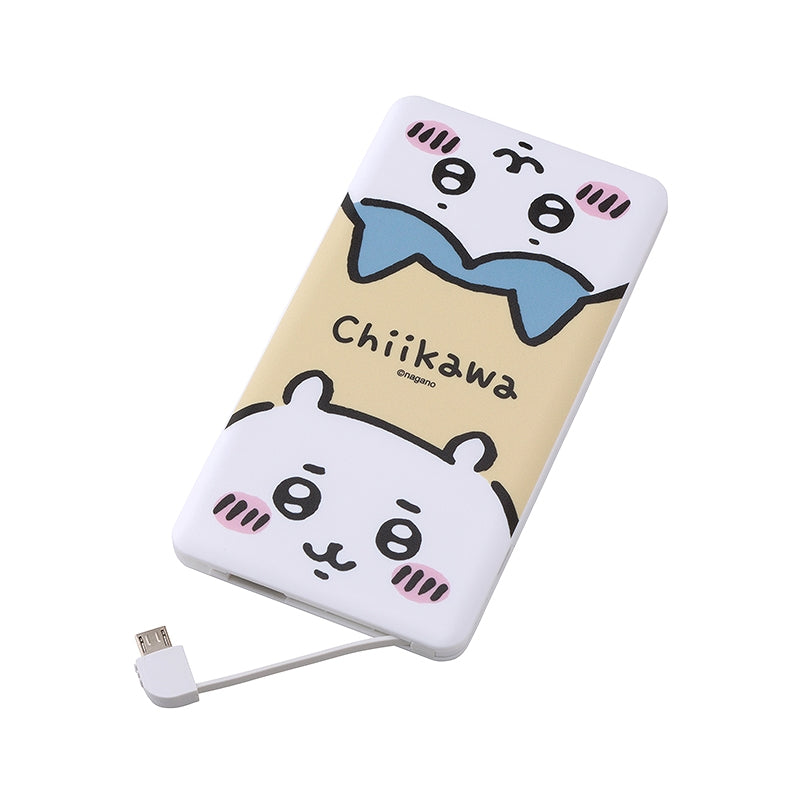 ちいかわ　4000mAh USB出力 ﾘﾁｳﾑｲｵﾝﾎﾟﾘﾏｰ充電器　2.1Ａ（なかよし）