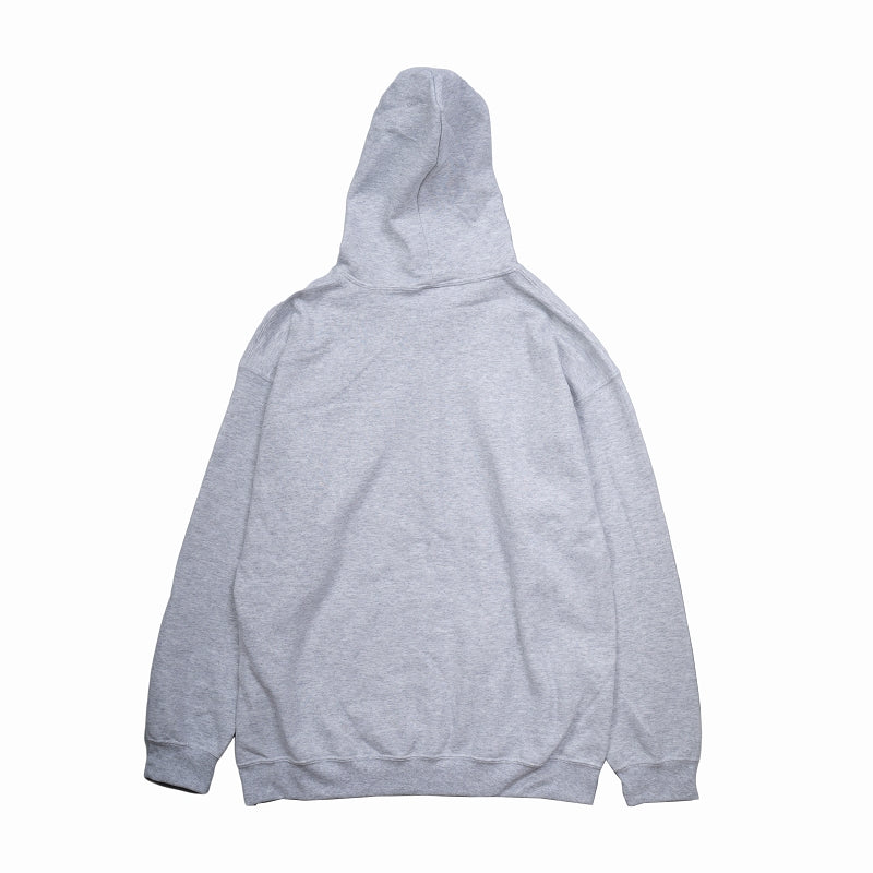 吉伊卡哇 姿勢 ZIP 連帽衫（杢灰色）