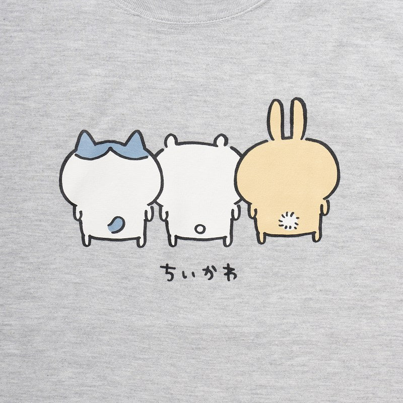 Chiikawa Back Style T-Shirt (Ash)