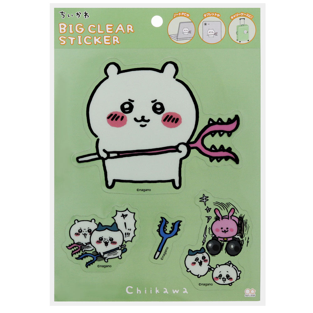 Chiikawa Big Clear Sticker (Defeat)