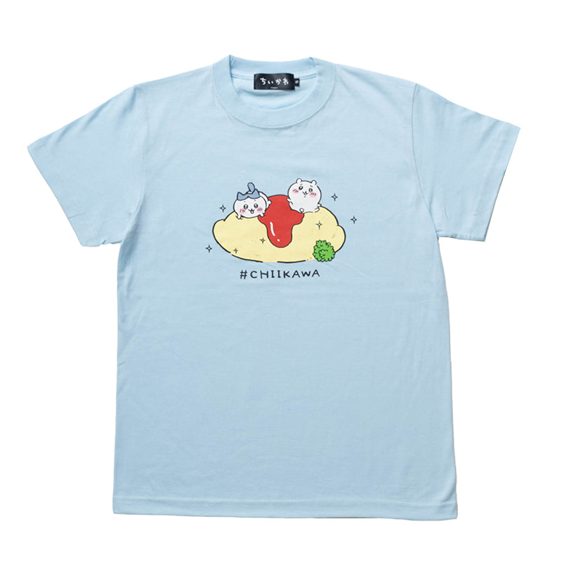 Chiikawa Omurice T-Shirt (Light Blue)