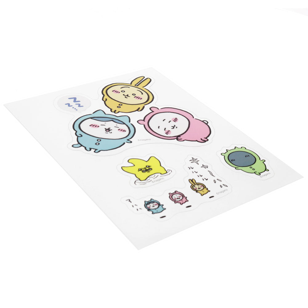 Chiikawa Big Clear Sticker (Pajama)