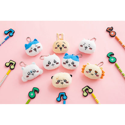 Chiikawa Bell-included Face Mascot (8 Types Total)