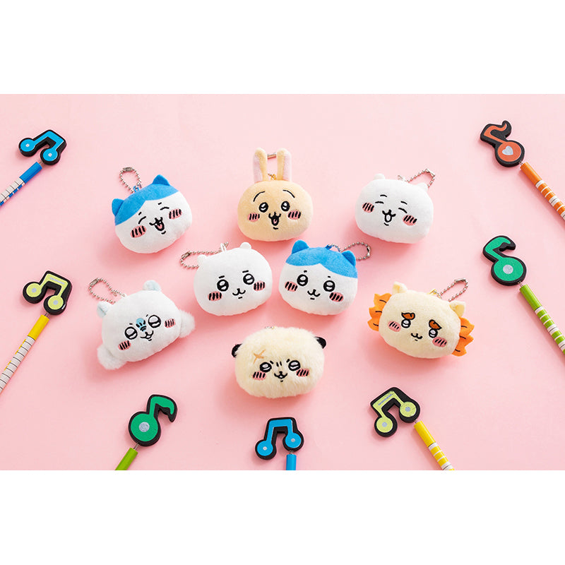 Chiikawa Bell-included Face Mascot (8 Types Total)
