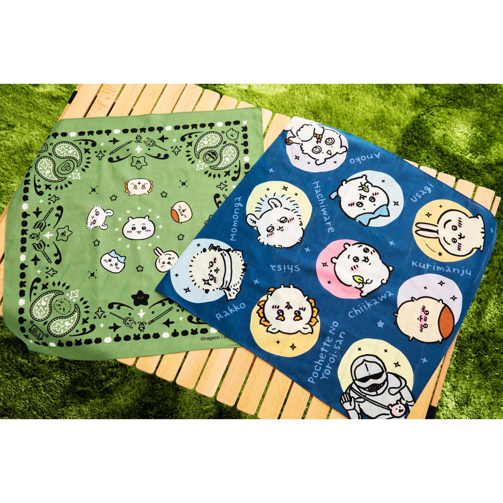 Chiikawa Go Camping! Bandana (Navy)