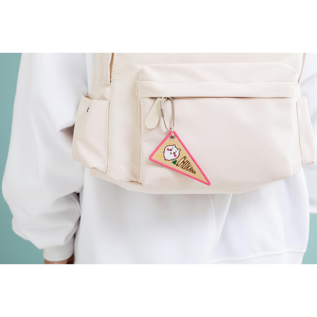 ちいかわ キャンプへGO! 織フラッグキーホルダー（ちいかわ）