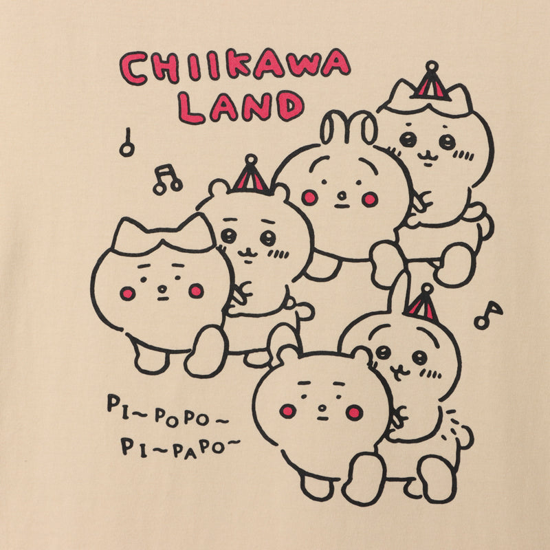 ちいかわらんど Tシャツ ちいかわカーで行く ナチュラル