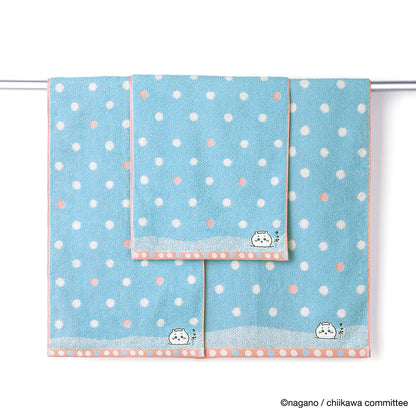 Chiikawa Small Bath Towel (Bath Blue)