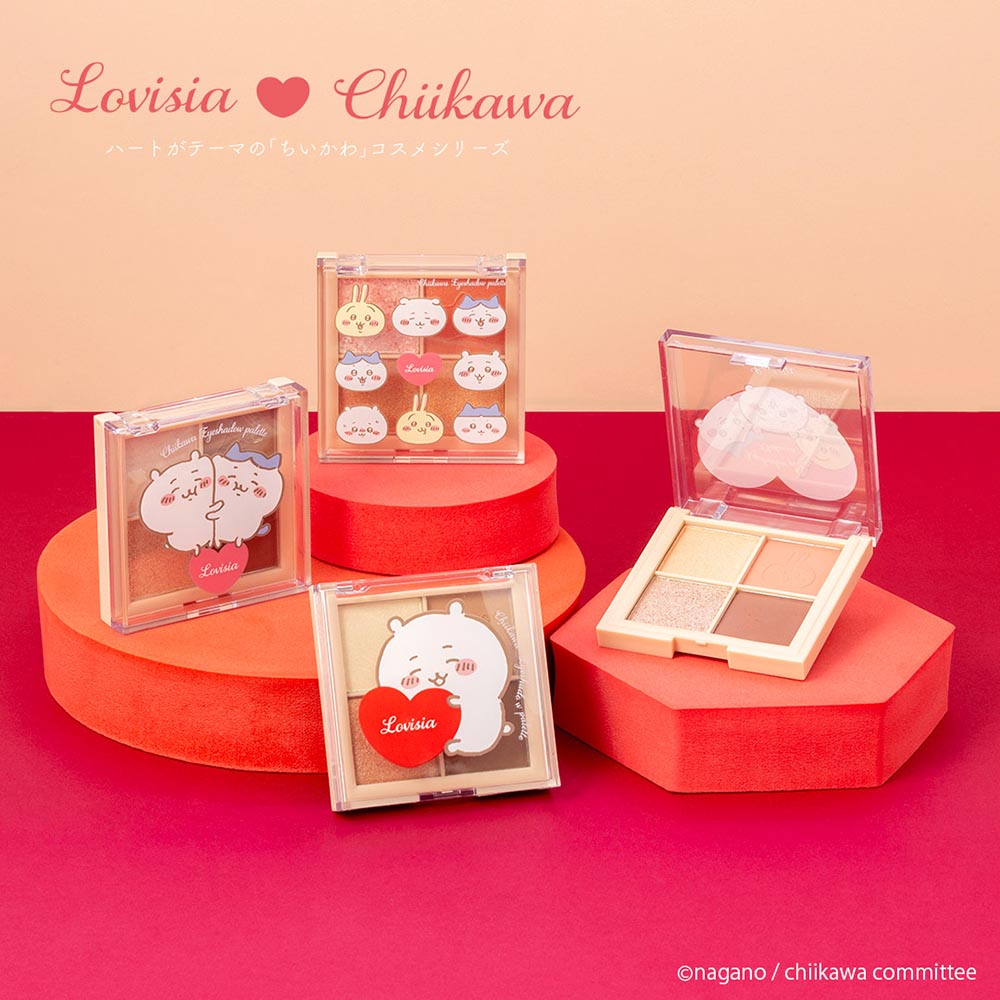 吉伊卡哇 Lovisia 眼影盤（吉伊卡哇＆八割）