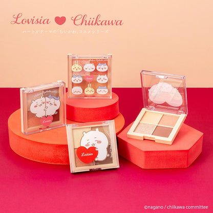 ちいかわ Lovisia アイシャドウパレット（ちいかわ＆ハチワレ＆うさぎ（フェイス）